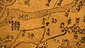 1602 Ricci map - detail from a China panel