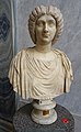 Büste Julia Domnas im Museo Chiaramonti. Die Kaiserin trägt wie gewöhnlich eine Perücke.