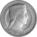 Reverse of the silver commemorative coin