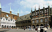 Lübeck: Rathaus, ab 1230