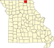 A state map highlighting Schuyler County in the northern part of the state.
