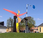 The Four Elements (1961), Moderna Museet, installation at the museum entrance