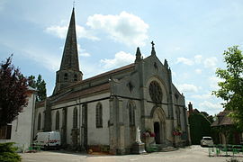 The church in Noyant