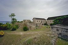 The ruins of Fort Groß Friedrichsburg today