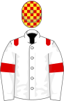 White, Red epaulets and armlets, Red and Yellow check cap
