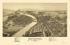Pittston in 1892