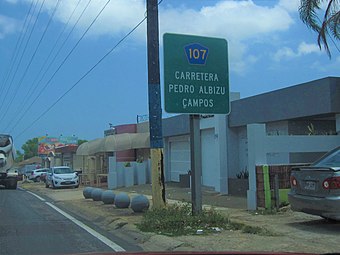 Highway in Aguadilla, Puerto Rico