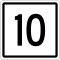 Provincial Route 10 shield}}