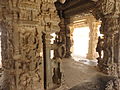 Decorative pillars of Kalyana mantapa with exquisite relief