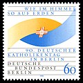 Briefmarke der Deutschen Bundespost Berlin (1990) 90. Deutscher Katholikentag in Berlin