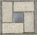 Stolperstein für Erich Klausener auf dem Leo-Statz-Platz in Düsseldorf-Unterbilk