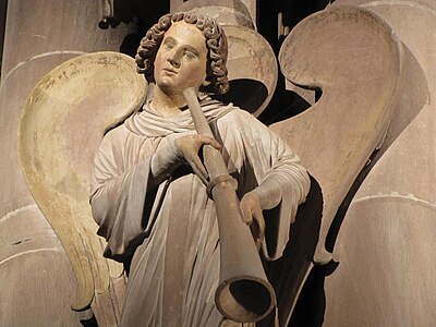 Angel with a trumpet
