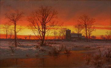 Sunset, Winter (1862), High Museum of Art, Atlanta
