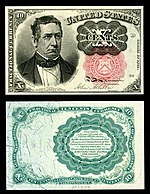 Ten-cent fifth-issue fractional note