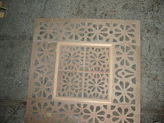 Fretwork for a ventilation or light grill
