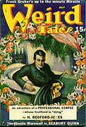 Bedford-Jones's "The Artificial Honeymoon" was the cover story in the July 1940 Weird Tales