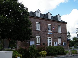 The town hall in Ancourt