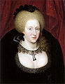 Anne of Denmark in Mourning (possibly for her son Henry Frederick, Prince of Wales), c. 1612