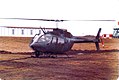 Bell CH-136 Kiowa of 408 Tactical Helicopter Squadron Camp Wainwright 1984