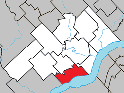 Location within Les Chenaux RCM.