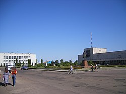 Main square of Cherniakhiv