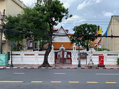 The front gate of the Devasathan built in 1784, the official center of Hinduism in Bangkok