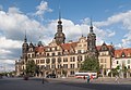 Dresden, Schloss Dresden von der Sophienstrasse
