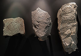 Group of Bronze Age warrior stelae from Alamillo and Chillón