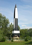 V-2 rocket replica