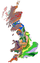 Geological map of the UK