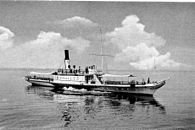 Flat-deck steamer Thurgau