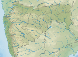 Location of Lonar lake within Maharashtra, India
