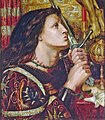 Dante Gabriel Rossetti, Joan of Arc Kissing the Sword of Deliverance
