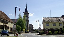 The Lutheran church in Keskastel