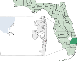 Location of Hypoluxo, Florida