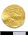 Gold half crown of James I