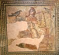 Verdächtiges Mosaik Orpheus unter Tieren