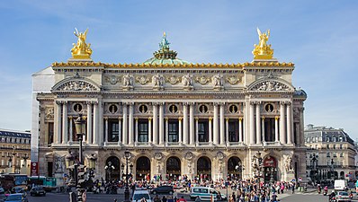 Exterior of the Palais Garnier, Paris, by Charles Garnier, 1860–1875[209]
