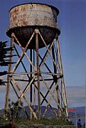 Water Tower in Alcatraz Island built in 1940