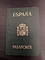 Leather "green cover" Spanish ordinary passport, issued in 1988