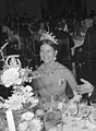 Queen Silvia wearing the demi-parure on a state visit to the Netherlands, 1976