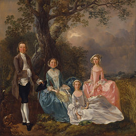 The Gravenor Family, by Thomas Gainsborough, 1754
