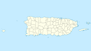 Map of Puerto Rico showing the locations of World Heritage Sites