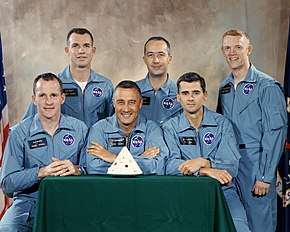 Six men in flight suits