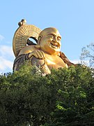 Statue of Budai at Hushan Temple in Taiwan.