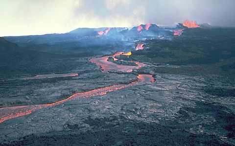 66. Mauna Loa on the Island of Hawaiʻi is the most voluminous mountain on Earth.