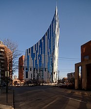 The Ascent at Roebling's Bridge in Covington, Kentucky by Daniel Libeskind (2008)