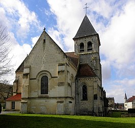 The church in Bonneuil-en-Valois