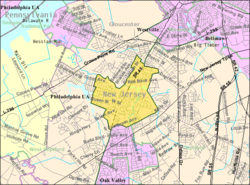 Census Bureau map of Woodbury, New Jersey Interactive map of Woodbury, New Jersey