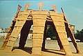 Die acht Giganten Hamburg Kampnagel 1986 Lehmbauausstellung